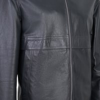 Alanzo Gri Erkek Çift Taraflı Bomber Deri Ceket