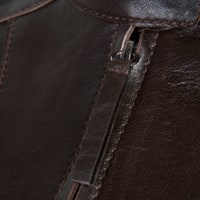 Alenna Kahve Kadın Deri Ceket