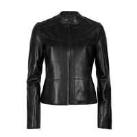 Alenna Siyah Kadın Deri Ceket