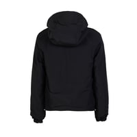 Alette Siyah Kadın Çift Taraflı Bomber Deri Ceket