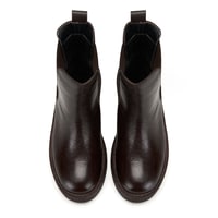 Alexis Kahve Kadın Lastikli Deri Chelsea Bot