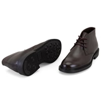 Aliah Kahve Erkek Deri Bağcıklı Bot