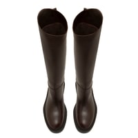 Alice Kahve Kadın Deri Çizme