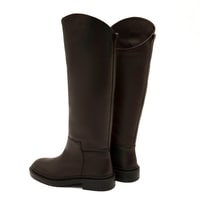 Alice Kahve Kadın Deri Çizme