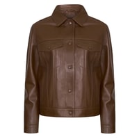 Alicia Konyak Kadın Deri Kapüşonlu Ceket