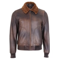 Alijha Gri Erkek Deri Mont