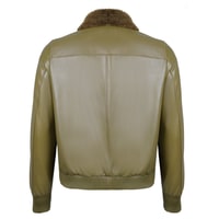 Alijha Haki Erkek Deri Mont