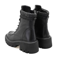 Alona Siyah Kadın Deri Bot
