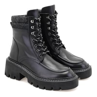 Alona Siyah Kadın Deri Bot