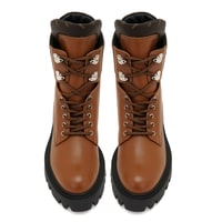 Alvar Taba Kadın Monogram Deri Bot