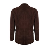 Ambrogio Kahve Erkek Süet Deri Ceket