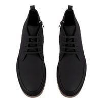 Amelas Siyah Erkek Deri Bot