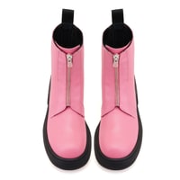 Amella Pembe Kadın Deri Bot