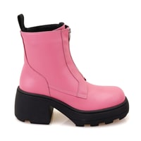 Amella Pembe Kadın Deri Bot