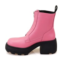 Amella Pembe Kadın Deri Bot