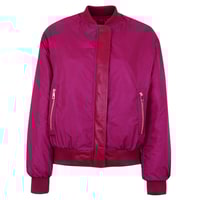 Anna Mor Kadın Çift Taraflı Deri Bomber Ceket 