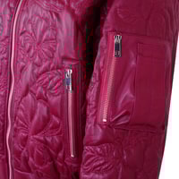 Anna Mor Kadın Çift Taraflı Deri Bomber Ceket 