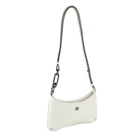 Annie Beyaz Kadın Deri Omuz Çantası