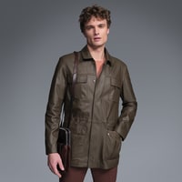 Anton Haki Erkek Deri Kaban