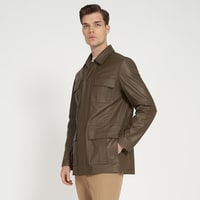 Anton Haki Erkek Deri Kaban