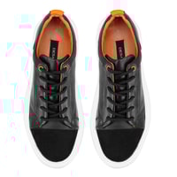 Arelana Siyah Erkek Deri Spor Ayakkabı