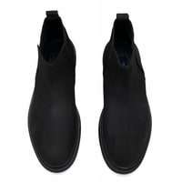 Arella Siyah Erkek Nubuk Deri Bot