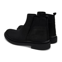 Arella Siyah Erkek Nubuk Deri Bot