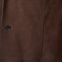 Arnie Kahve Erkek Süet Deri Ceket