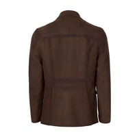 Arnie Kahve Erkek Süet Deri Ceket