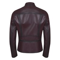 Audrey Bordo Kadın Deri Mont