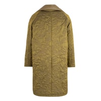 Azia Haki Kadın Çift Taraflı Deri Trençkot