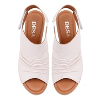 Baily Pudra Kadın Topuklu Deri Sandalet