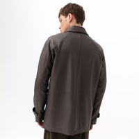 Bastion Kahve Erkek Deri Palto