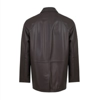 Bastion Kahve Erkek Deri Palto