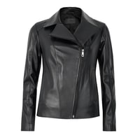 Beatrix Kadın Deri Biker Ceket