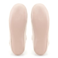 Bej Kadın Fluffy Yünlü Patik