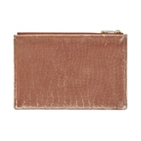 Bej Kadın Kadife Cüzdan