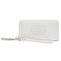 Beyaz Kadın Deri Cüzdan