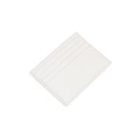 Beyaz Kadın Deri Kartlık