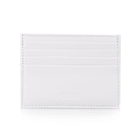 Beyaz Kadın Deri Kartlık