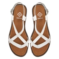 Beyaz Violetta Kadın Sandalet