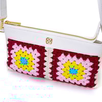 Bordo Kadın Örgülü Omuz Çantası