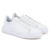 Brendon Beyaz Erkek Deri Günlük Ayakkabı