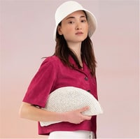 Brian Beyaz Kadın El Çantası