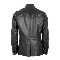 Briton Koyu Kahve Erkek Deri Mont