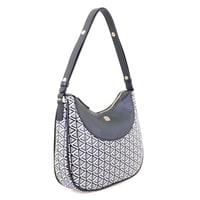 Brote Siyah Kadın Monogram Omuz Çantası