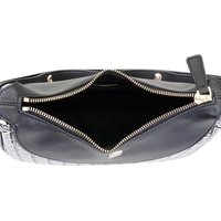 Brote Siyah Kadın Monogram Omuz Çantası