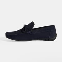 Calandra Lacivert Erkek Bağcık Detaylı Slip-On Süet Loafer