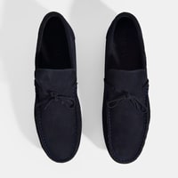 Calandra Lacivert Erkek Bağcık Detaylı Slip-On Süet Loafer