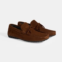 Calandra Taba Erkek Bağcık Detaylı Slip-On Süet Loafer